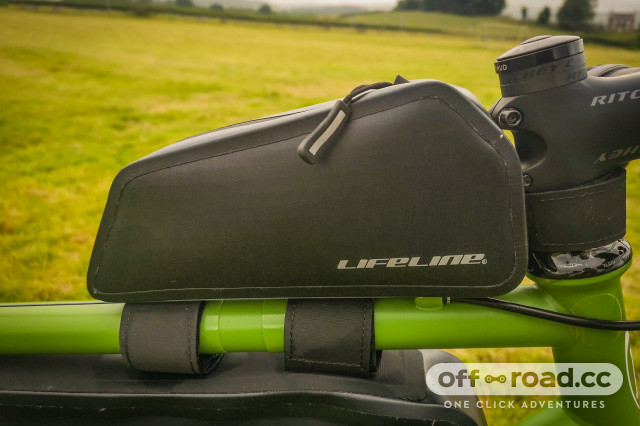 LifeLine Adventure Top Tube Bag review | off-road.cc